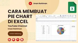 Cara membuat pie chart di excel #piechart