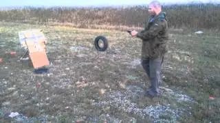 стрельба из травмата-wasp grom самый тмаленький травмат