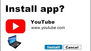 How to Install YouTube App for PC Using Chrome Google Shortcut