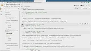 Summary statistics using python