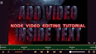 3D Add Video Inside Text Node video Tutorial