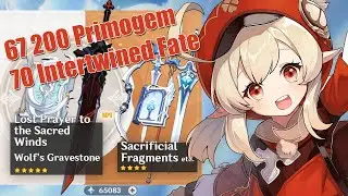 1000€ | Wolf's Gravestone Banner + Klee Banner | Genshin Impact Summon