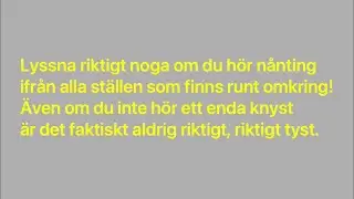 Lyssna riktigt noga (med text) | Traditionell barnsång