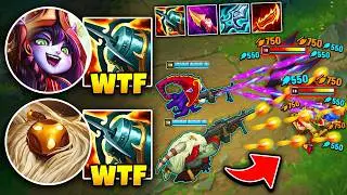 We gave SUPPORTS Machine Guns and it's 100% hilarious (ON-HIT LULU AND BARD)