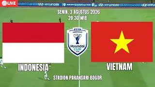 🔴LIVE COMMENTARY INDONESIA VS VIETNAM | ASEAN CUP 2026 | REACTION