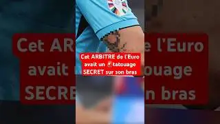 Le TATOUAGE est très SURPRENANT 😱 #euro2024 #jo #paris2024 #messi #mbappe #ronaldo #cr7 #tatouage