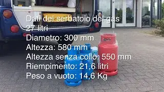 Un serbatoio GPL per il nostro camper