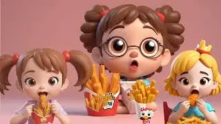 FRENCH FRIES: is a fun, animated children's educational, original musical video