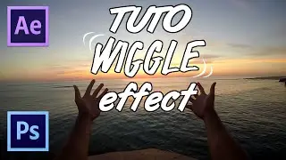 AFTER EFFECT & PHOTOSHOP Tutorial | Wiggle Text Effect