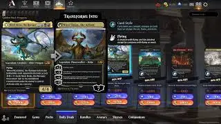 MTG arena - mono blue and test builds