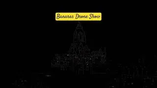 Amazing 😱 drone show in Banaras #trending #banaras #drone