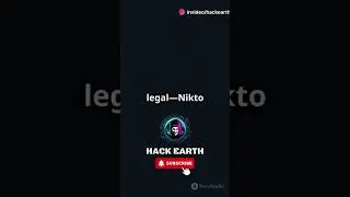 Exploring the Power of Nikto for Web Security #hack #kalilinux #cybersecurity #learnethicalhacking