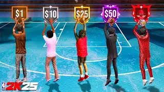 My NBA 2K25 DREAM Build But I Can Only Spend $1 After Each Basket...