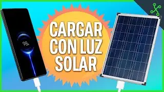☀️ UNA PLACA SOLAR por MENOS de 20€ para CARGAR EL MÓVIL 🪫⚡🔋 ¿MERECE LA PENA?