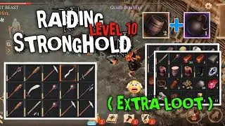 Grim Soul Survival - Rading Stronghold ( Level - 10 ) Extra Loot 😇
