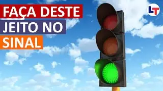 COMO PARAR CORRETAMENTE NO SEMÁFORO 
