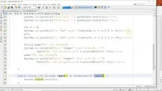 Understanding Lambdas in Java (3 of 3) - using the Predicate Functional Interface (FI) from the API.