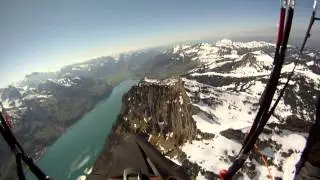 Paragliding - Springflight over the "Churfirsten" (Switzerland) 2013