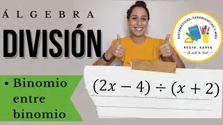 ✌️Binomio entre binomio - División de polinomios - Álgebra