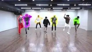 BTS 'Idol' Dance Practice Glow Animation