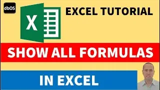 Show formulas in Excel | Show all formulas in Excel