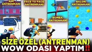 DÜNYANIN EN İYİ EĞİTİM ODASINI YAPTIM! EKSİKSİZ ANTRENMAN ODASI! / PUBG MOBİLE