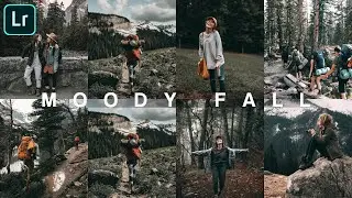 How to Edit Moody Fall - Lightroom Mobile Preset DNG | Lightroom Mobile Tutorial | Moody Fall Preset