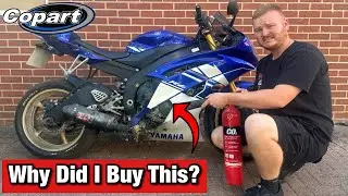 Blown Up Fire Damaged Yamaha R6 Out The Auctions