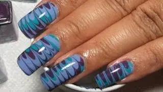 Butter London Water Marble Nail Art Tutorial