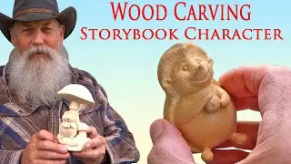 Carving a Character from my Daughter's New Book