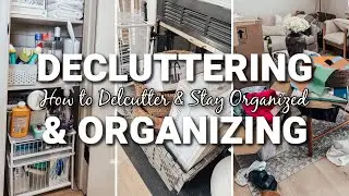 CLEAN UP, DECLUTTER & ORGANIZE 2025 | DECLUTTERING & ORGANIZING | HOW TO DECLUTTER & STAY ORGANIZED