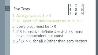 How to Prove that a Matrix is Positive Definite