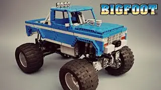 Lego Technic BIGFOOT #1 RC Monster Truck - MOC - With Instructions and Parts list