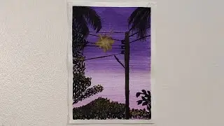 Draw painting with poster colours ||Step By Step Painting For Beginners||Scenery painting||