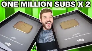 UNBOXING MY ONE MILLION SUBSCRIBER AWARDS!