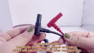 NUELEAD Protective Jack 4mm Banana Plug Pure Copper Crocodile Alligator Clip Test Lead