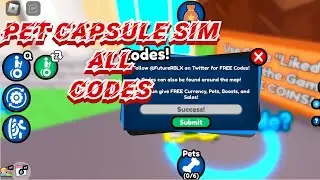 ALL Working 📈️TRADE ST🏛 Update Codes in 🐾 Pet Capsules Simulator!