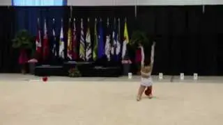 Lisa Huh - Day 1 Rhythmic Qualification - 2013 Canadian Gymnastics Championships
