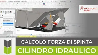 Calcolo della forza di spinta di un cilindro idraulico in Motion