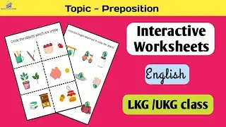 English worksheets for UKG kids | Daily practice worksheets for kindergarten