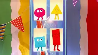 The Shapes Song and Dance! Mister Maker's Arty Party  (🧁 Cupcake Edition) | Mister Maker