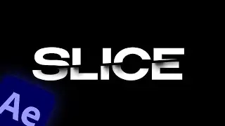 Trendy Slice Text Effect in After Effects: Step-by-Step Guide