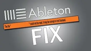 Ableton Live Mp3s import issue fix (could not read it may be corrupt or licensed.) 