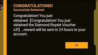 FREE FIRE NEW REEDEM CODE TODAY-para SAMSUNG,A3,A5,A6,A7,J2,J5,J7,S5,S6,S7,S9,A10,A20,A30,A50
