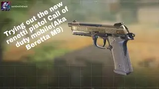 Playing Call of duty  mobile using the new renetti pistol (Aka Beretta M9)