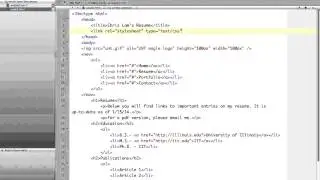 HTML/CSS: Learn CSS in 20 minutes