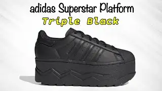 adidas Superstar Platform Triple Black
