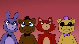 [Комикс - анимация] КОМИКС ФНАФ 1 НЯШНЫЙ ФНАФ