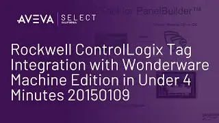 Rockwell ControlLogix   Tag Integration with Wonderware Machine Edition in Under 4 Minutes 20150109