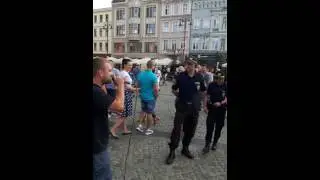 Bydgoszcz Stary Rynek RAP vs straż miejska